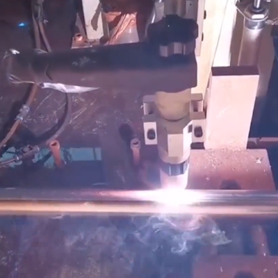 钢带卷管自动化等离子焊接生产线
